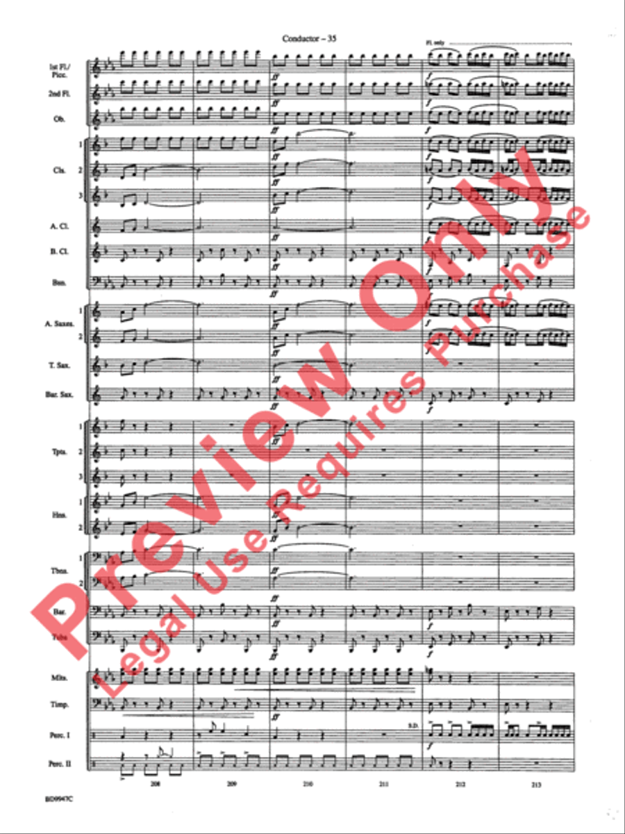 Chesapeake Chesapeake Concert Band scores gallery preview page 38