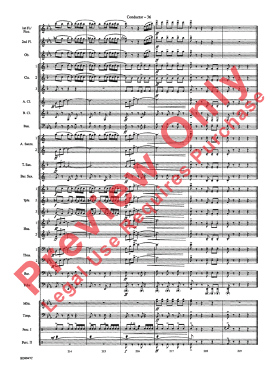 Chesapeake Chesapeake Concert Band scores gallery preview page 39