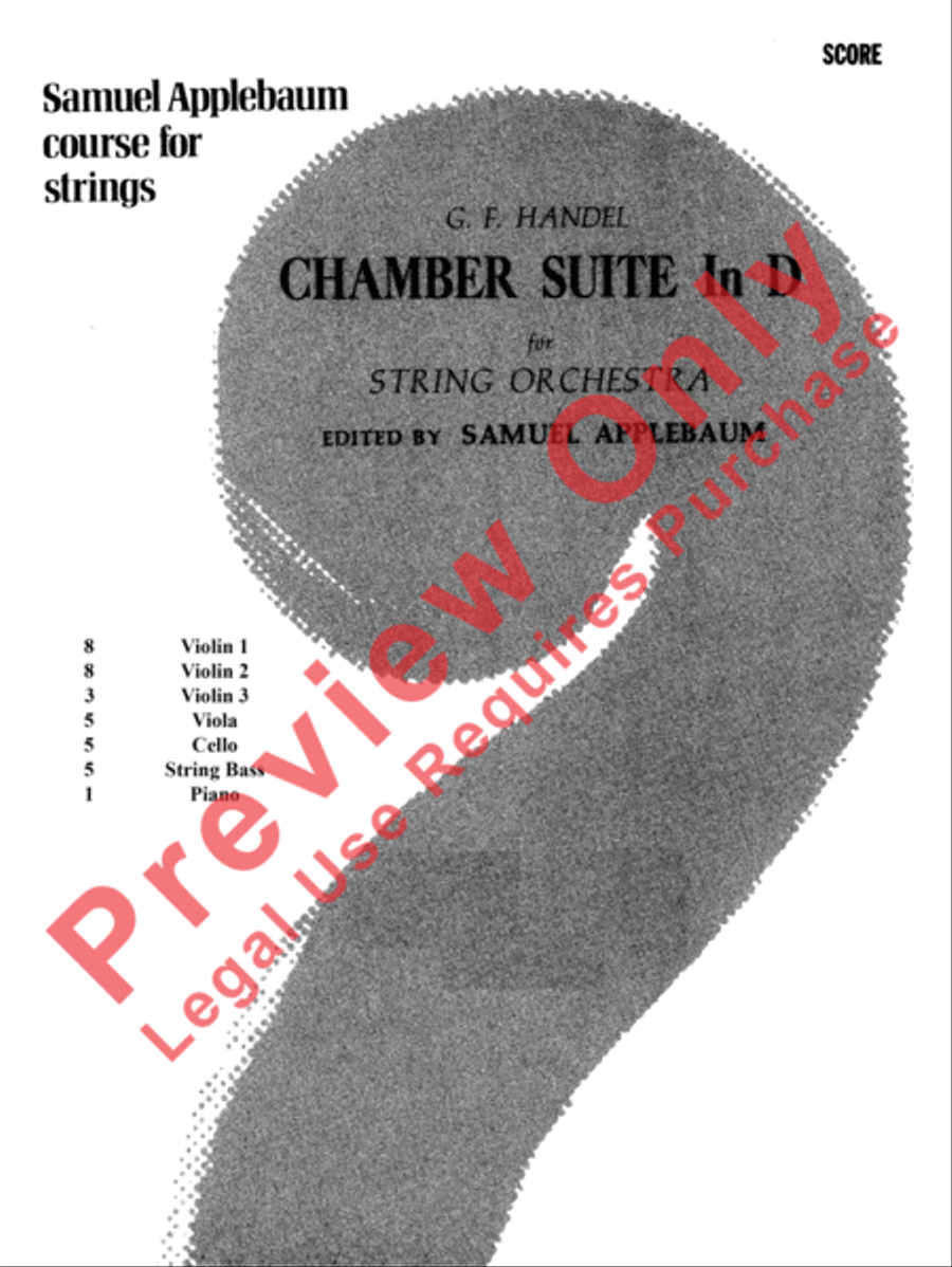 Chamber Suite in D Chamber Suite in D String Orchestra scores gallery preview page 2