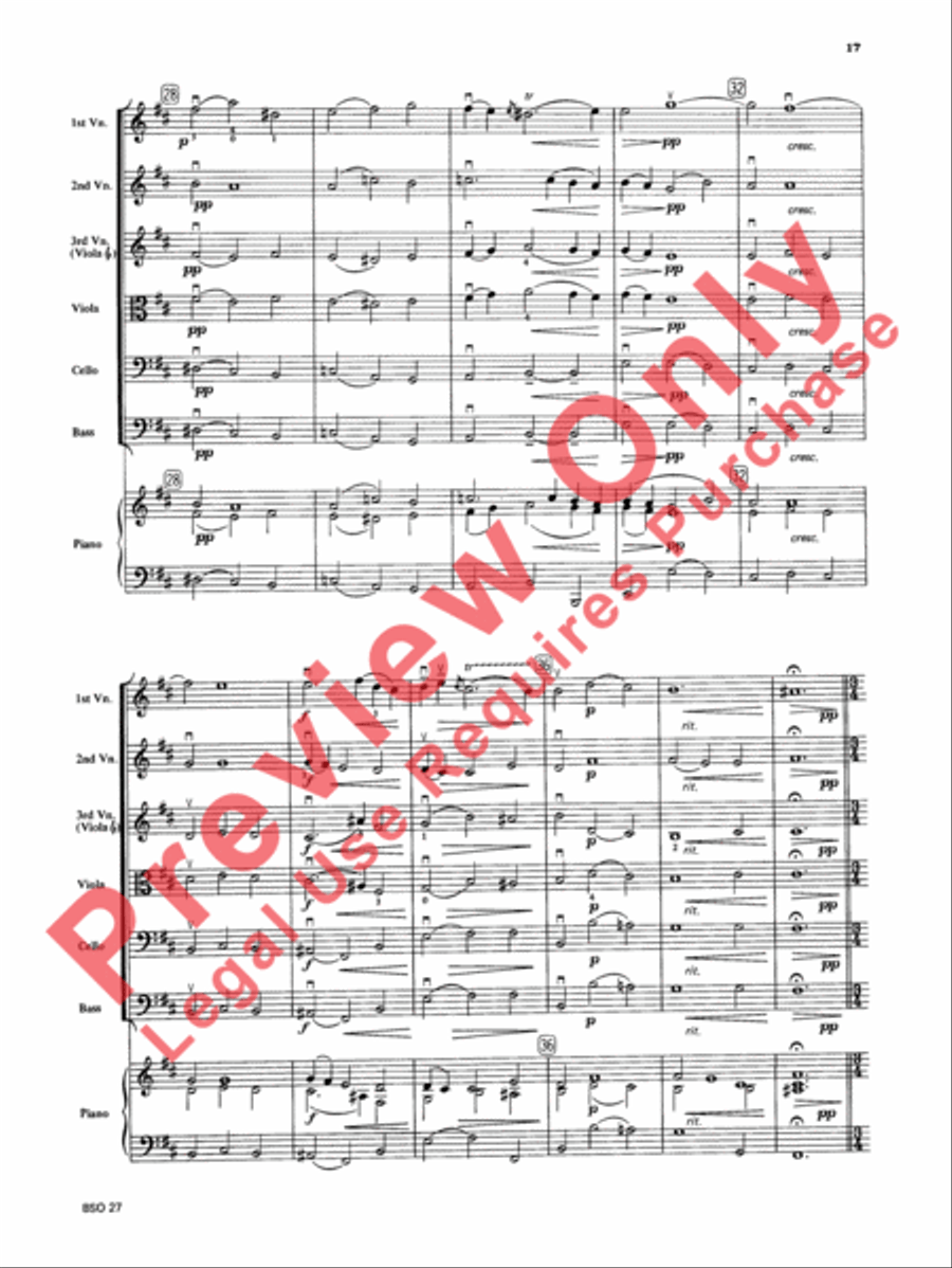 Chamber Suite in D Chamber Suite in D String Orchestra scores gallery preview page 18