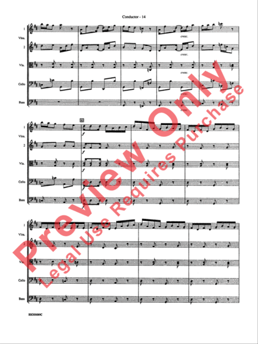 Queen Noor Suite Queen Noor Suite String Orchestra scores gallery preview page 17