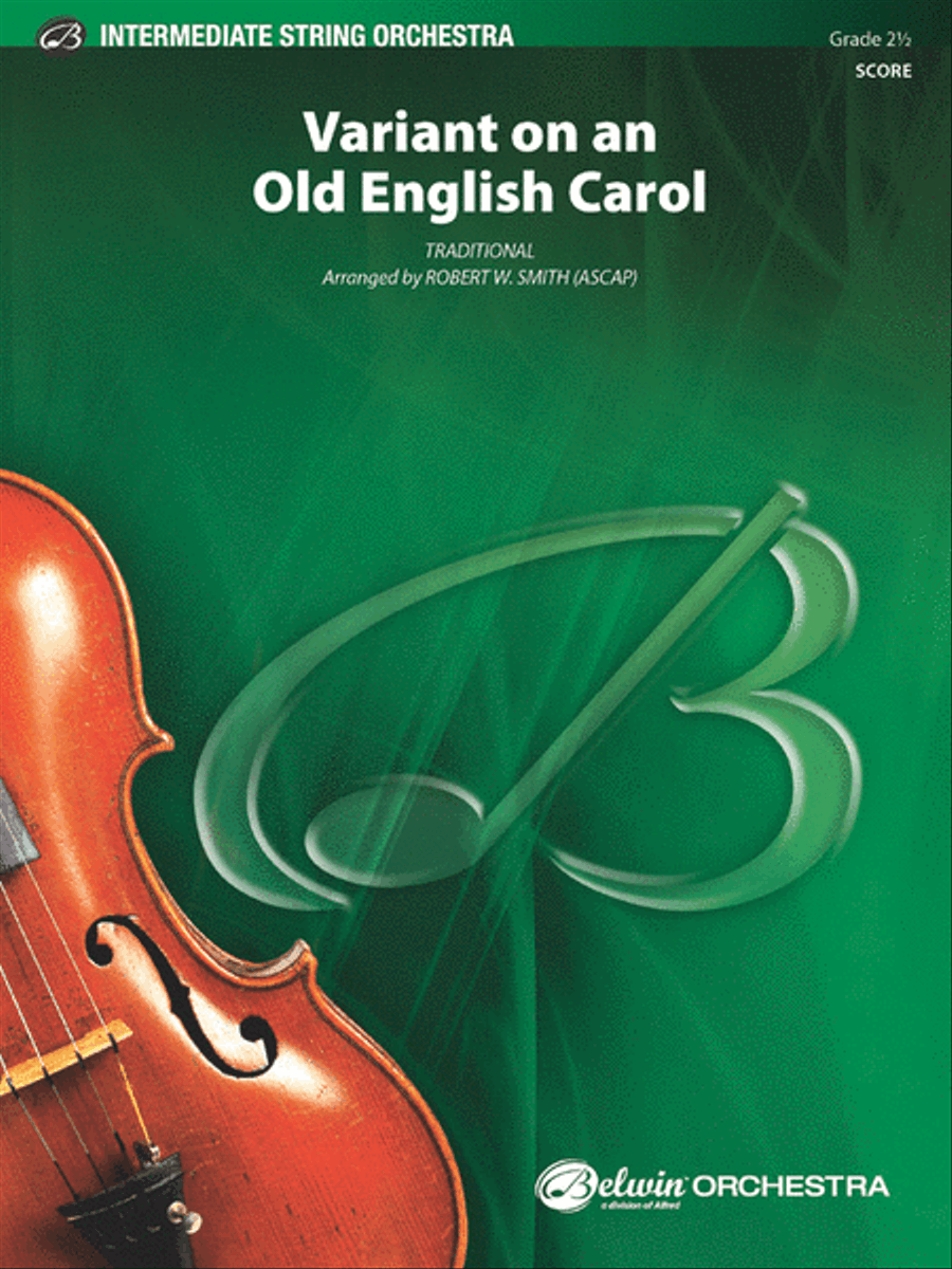 Variant on an Old English Carol String Orchestra scores gallery preview page 1