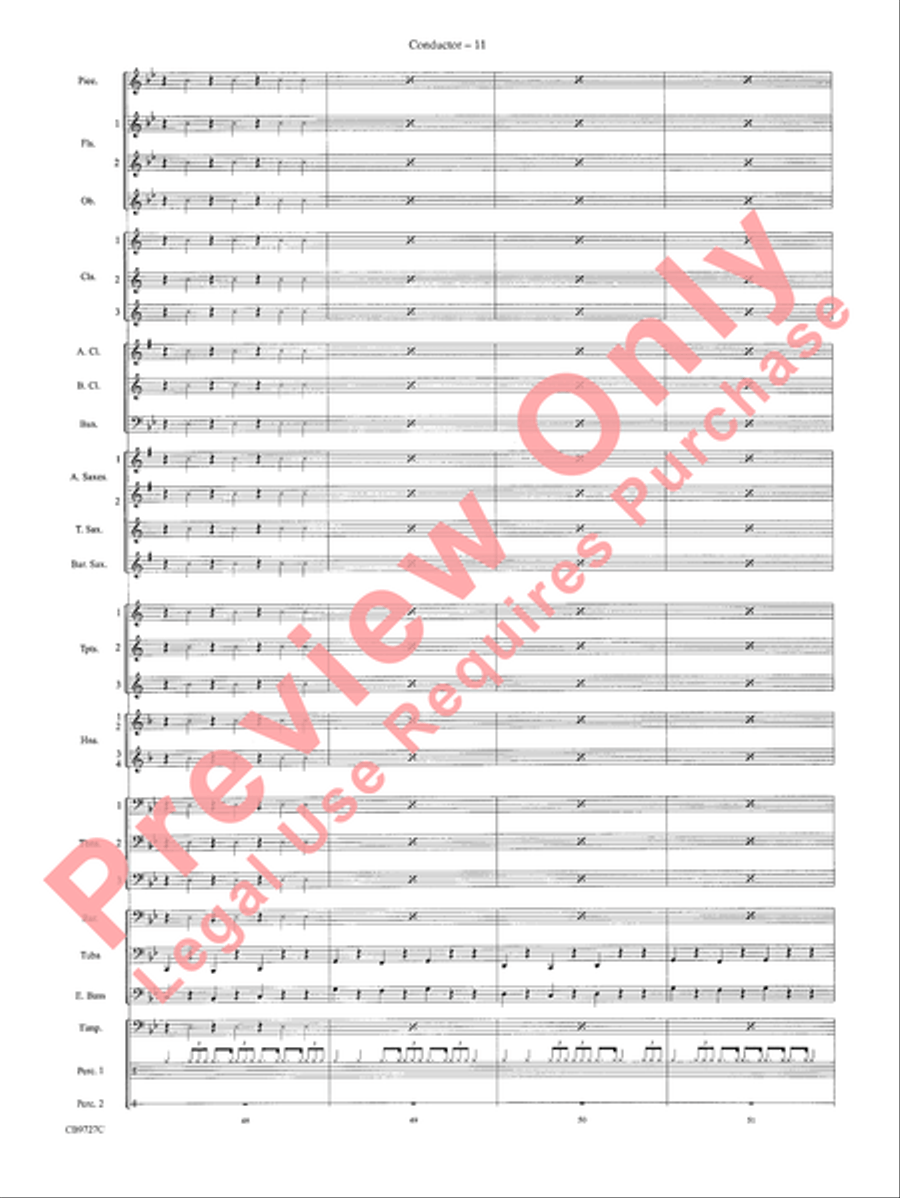 Dave Brubeck: It's About Time Concert Band scores gallery preview page 14