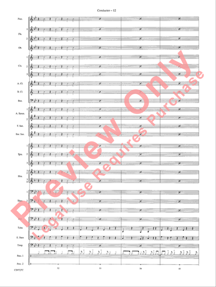 Dave Brubeck: It's About Time Concert Band scores gallery preview page 15