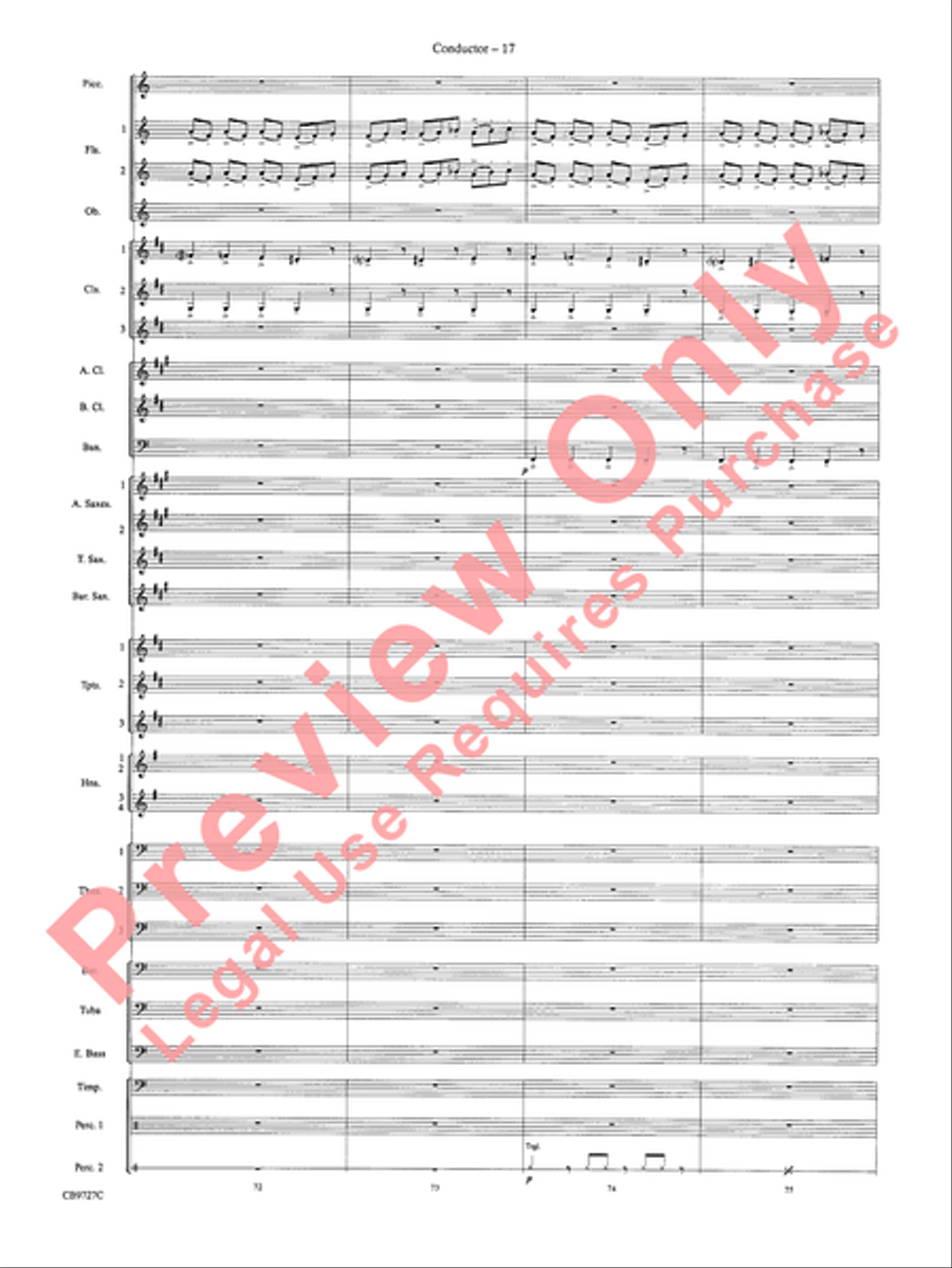 Dave Brubeck: It's About Time Concert Band scores gallery preview page 20