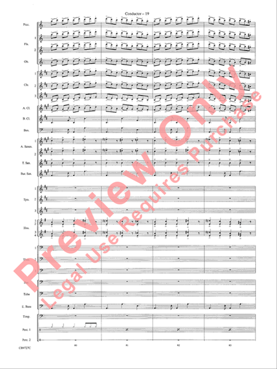 Dave Brubeck: It's About Time Concert Band scores gallery preview page 22