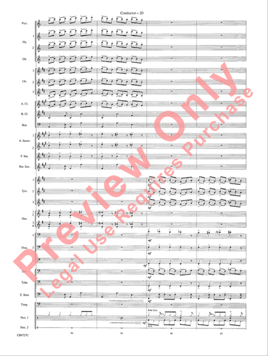 Dave Brubeck: It's About Time Concert Band scores gallery preview page 23