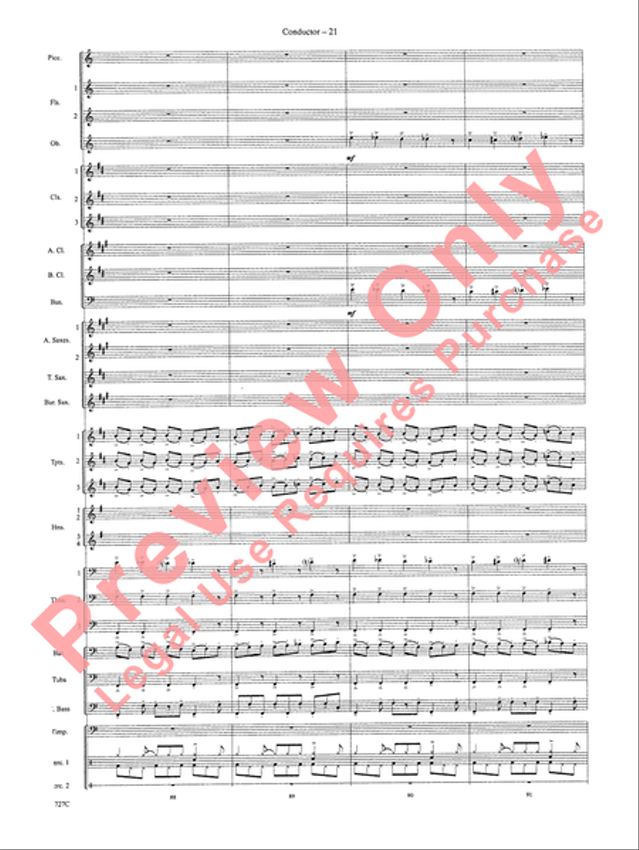 Dave Brubeck: It's About Time Concert Band scores gallery preview page 24