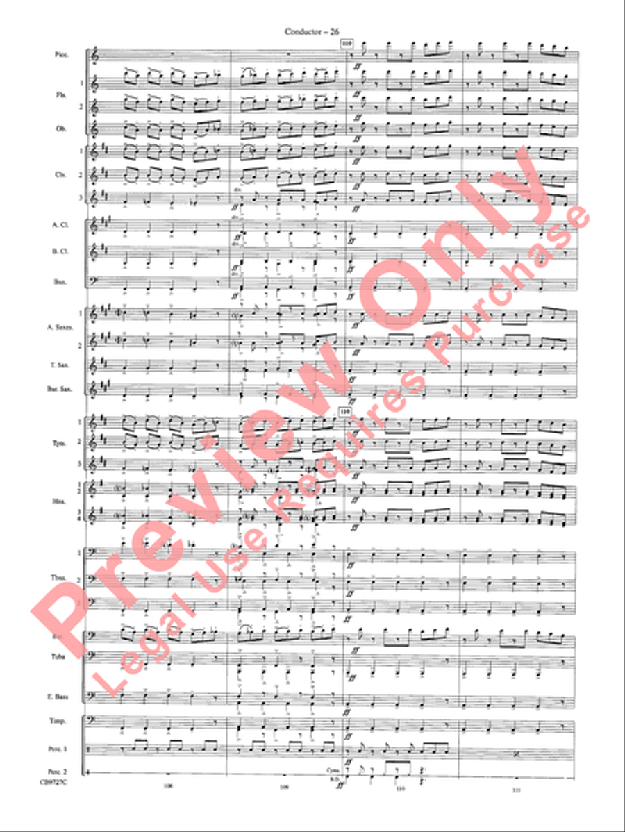 Dave Brubeck: It's About Time Concert Band scores gallery preview page 29