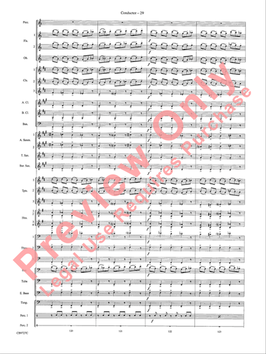 Dave Brubeck: It's About Time Concert Band scores gallery preview page 32