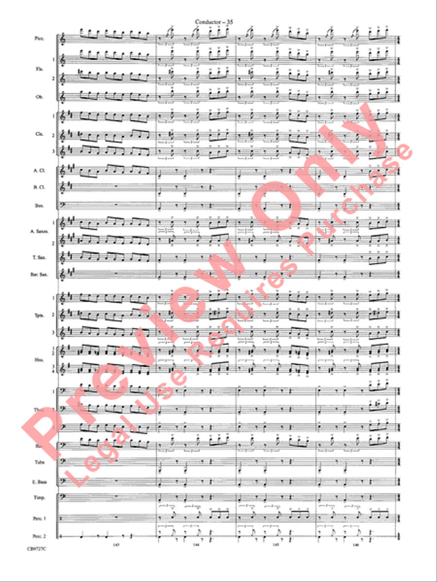 Dave Brubeck: It's About Time Concert Band scores gallery preview page 38