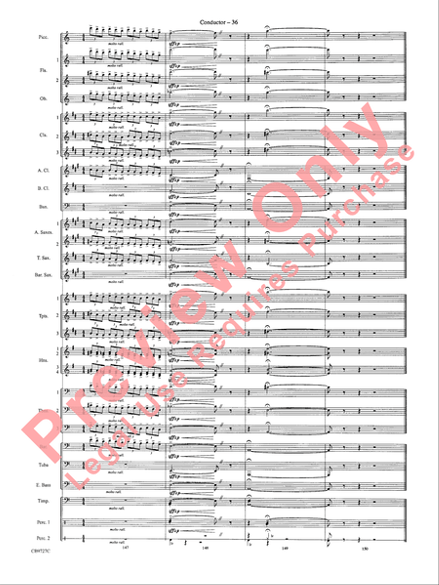 Dave Brubeck: It's About Time Concert Band scores gallery preview page 39