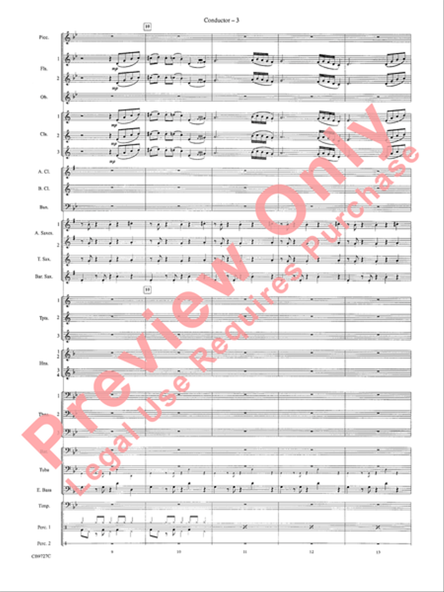 Dave Brubeck: It's About Time Concert Band scores gallery preview page 6