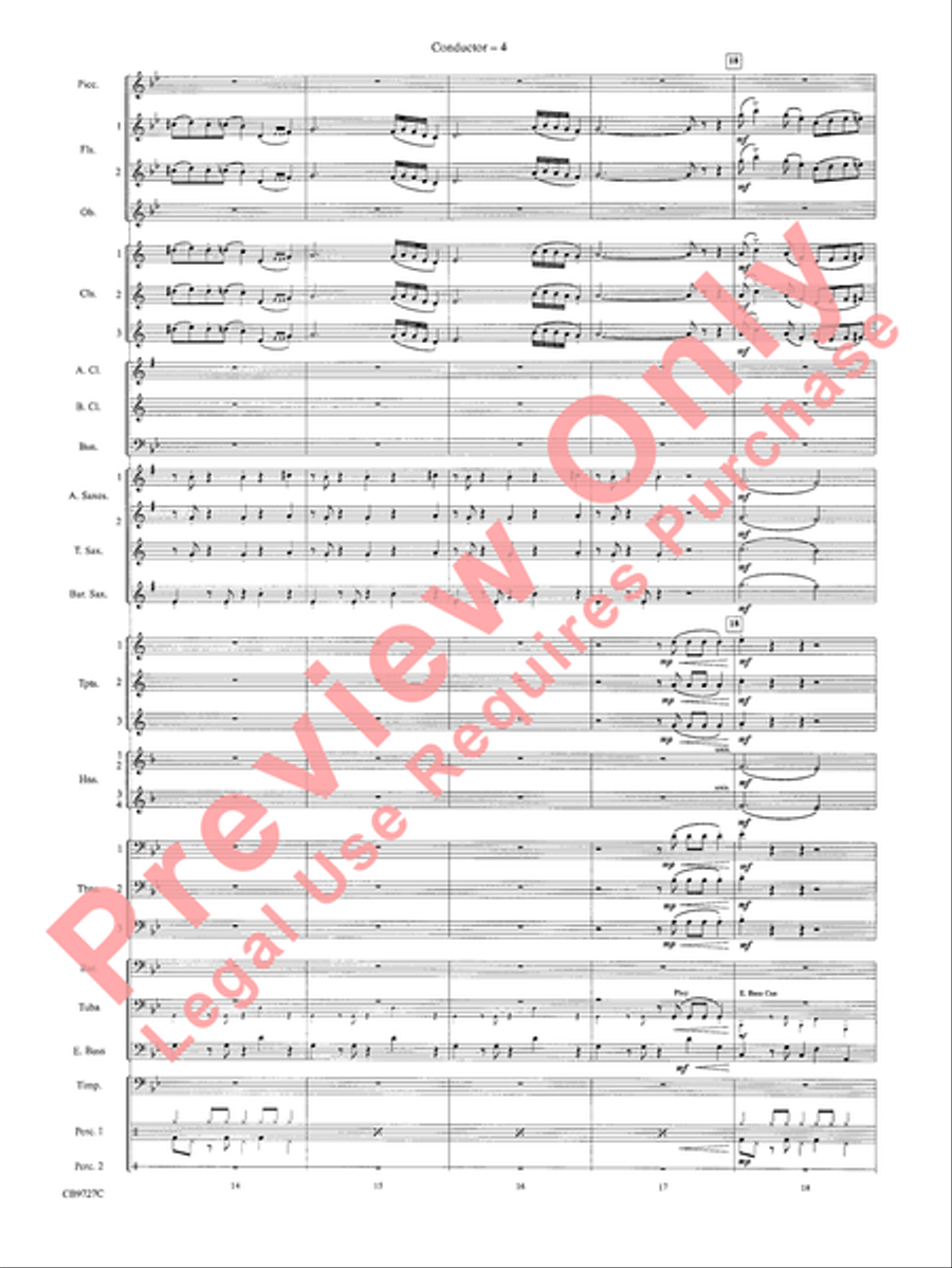 Dave Brubeck: It's About Time Concert Band scores gallery preview page 7