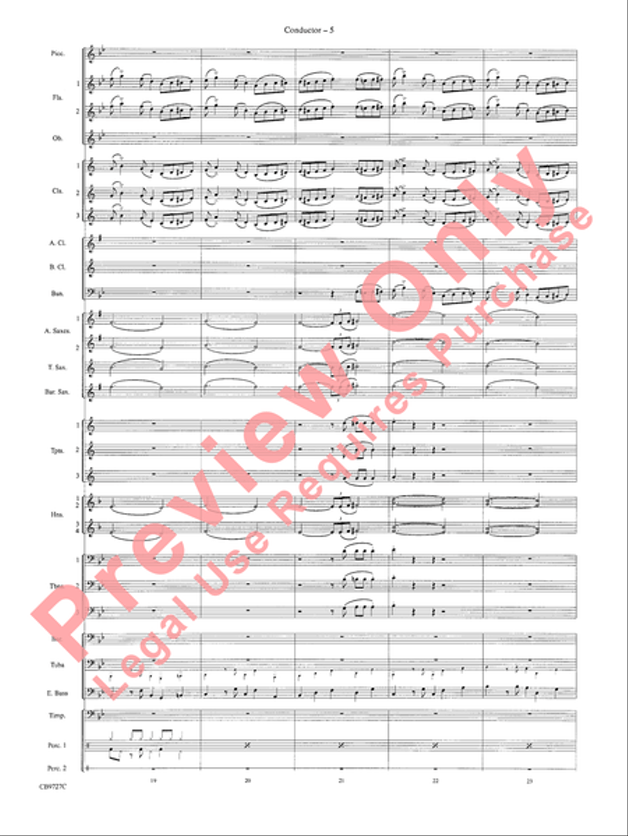 Dave Brubeck: It's About Time Concert Band scores gallery preview page 8
