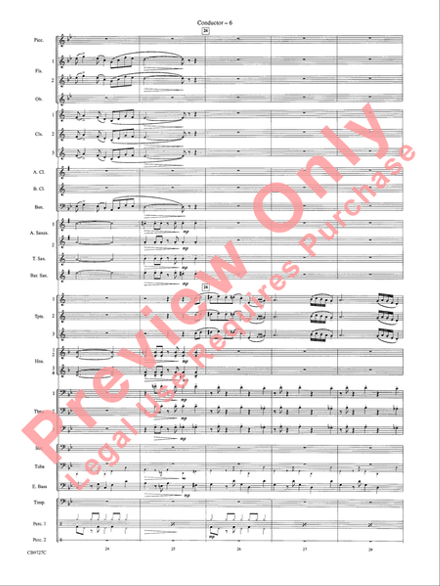 Dave Brubeck: It's About Time Concert Band scores gallery preview page 9