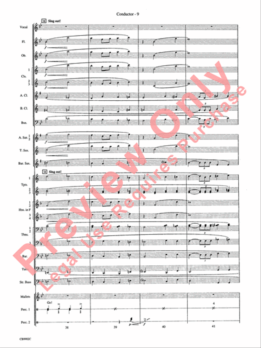 Over the Rainbow Over the Rainbow Concert Band scores gallery preview page 12