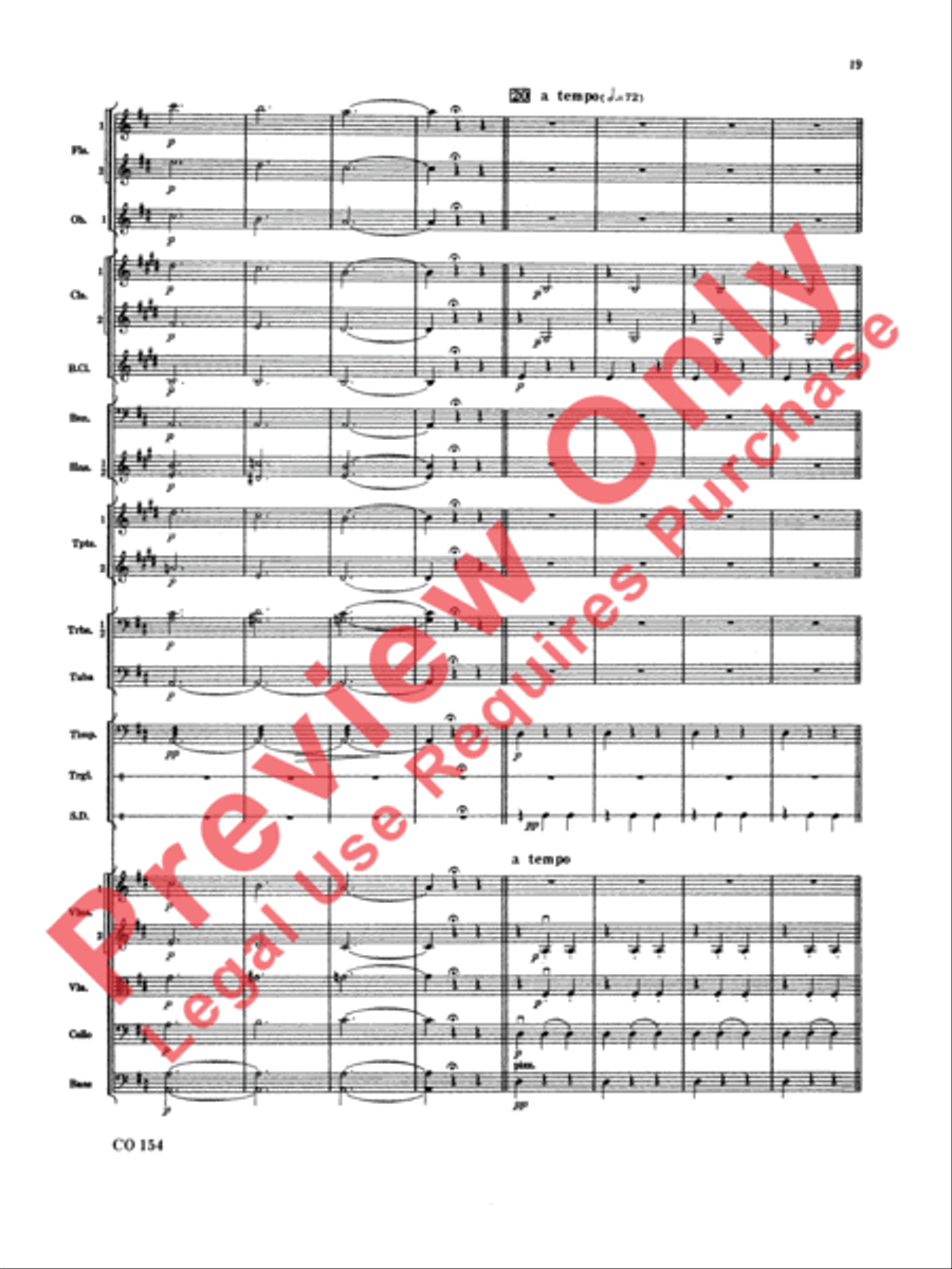 Nutcracker Ballet, Set I (Dance of the Sugar Plum Fairy and Waltz of the Flowers) Full Orchestra scores gallery preview page 20