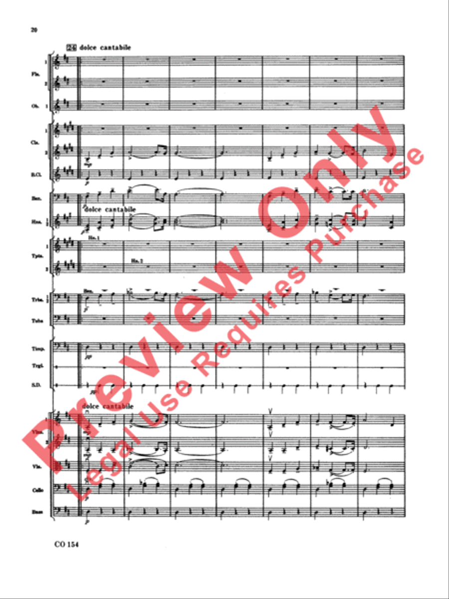 Nutcracker Ballet, Set I (Dance of the Sugar Plum Fairy and Waltz of the Flowers) Full Orchestra scores gallery preview page 21