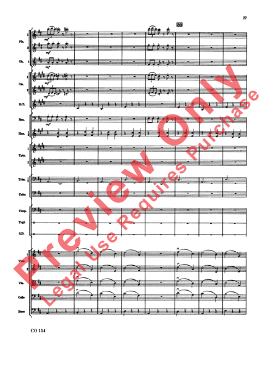 Nutcracker Ballet, Set I (Dance of the Sugar Plum Fairy and Waltz of the Flowers) Full Orchestra scores gallery preview page 28