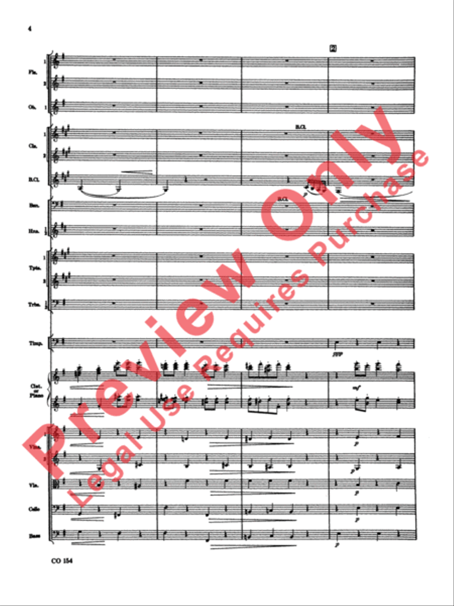 Nutcracker Ballet, Set I (Dance of the Sugar Plum Fairy and Waltz of the Flowers) Full Orchestra scores gallery preview page 5