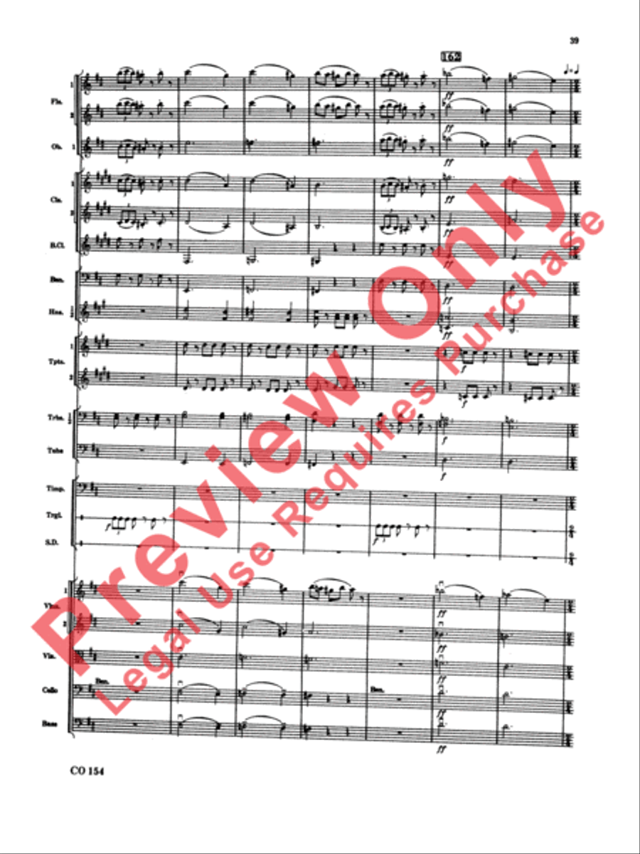 Nutcracker Ballet, Set I (Dance of the Sugar Plum Fairy and Waltz of the Flowers) Full Orchestra scores gallery preview page 40