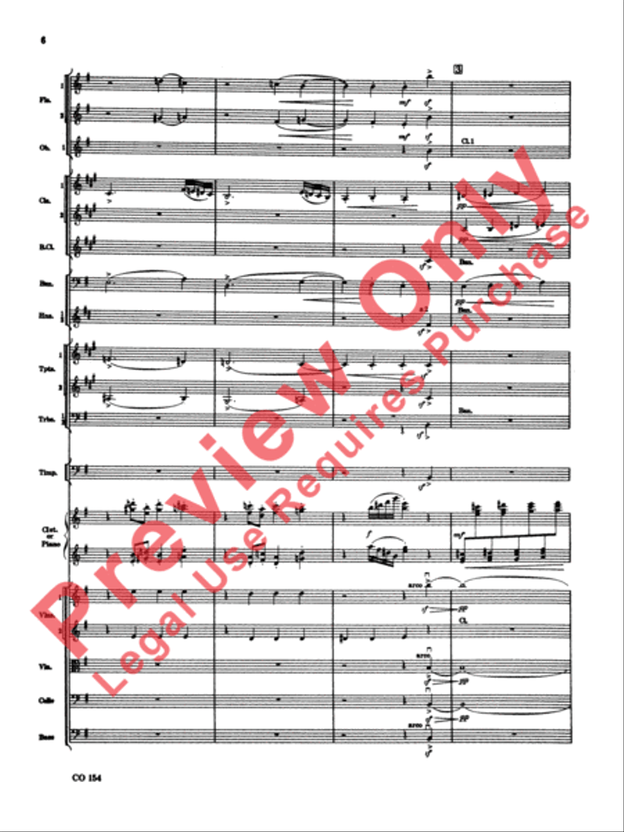Nutcracker Ballet, Set I (Dance of the Sugar Plum Fairy and Waltz of the Flowers) Full Orchestra scores gallery preview page 7