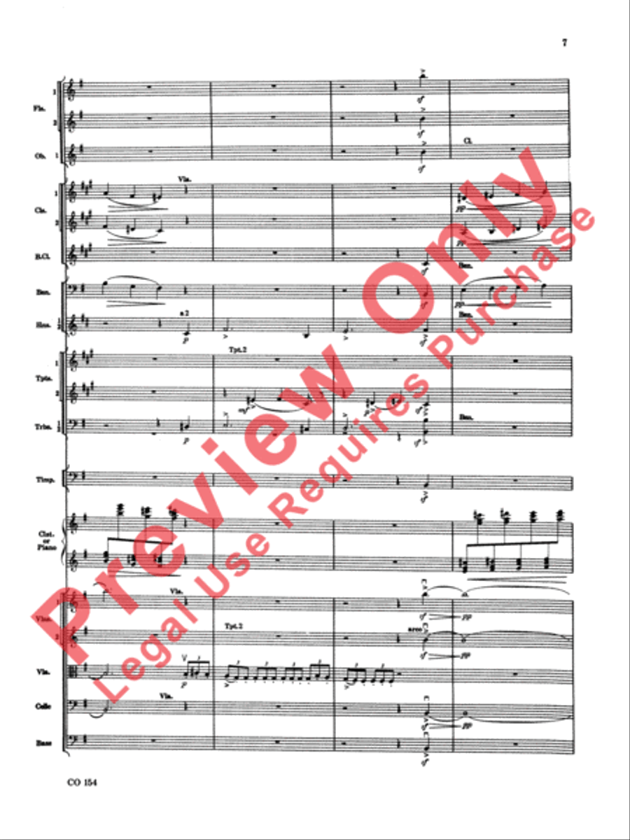 Nutcracker Ballet, Set I (Dance of the Sugar Plum Fairy and Waltz of the Flowers) Full Orchestra scores gallery preview page 8