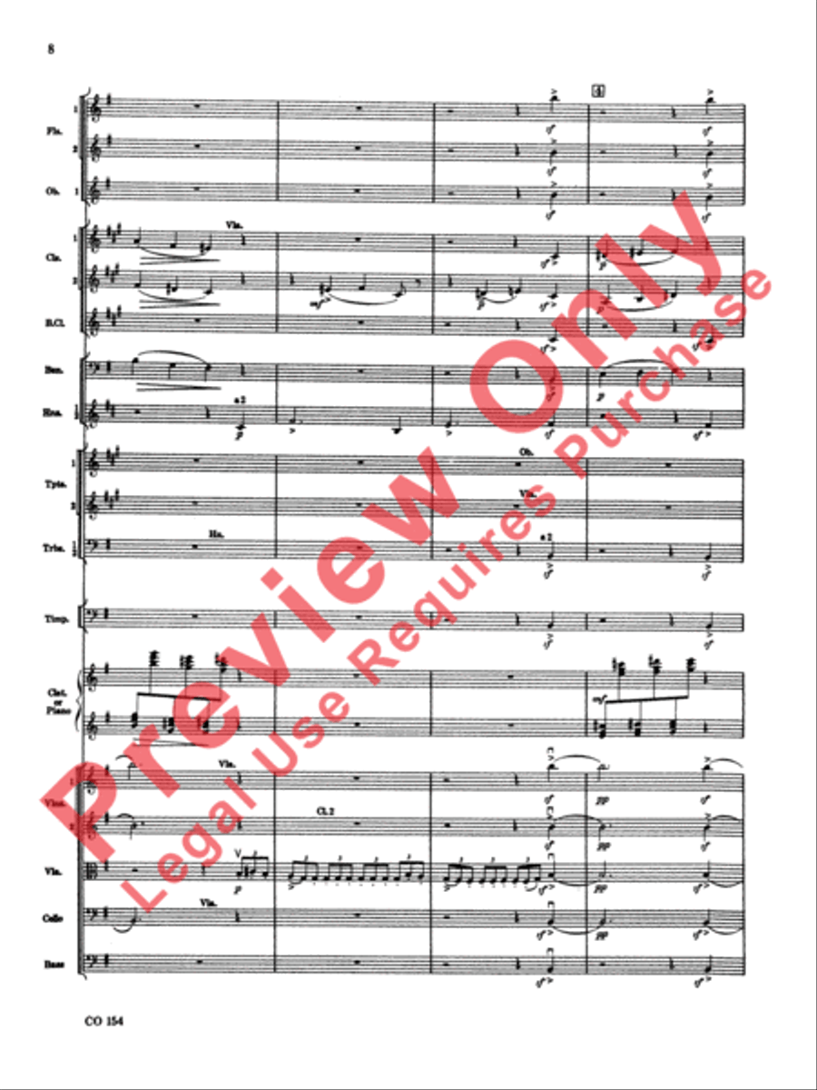 Nutcracker Ballet, Set I (Dance of the Sugar Plum Fairy and Waltz of the Flowers) Full Orchestra scores gallery preview page 9