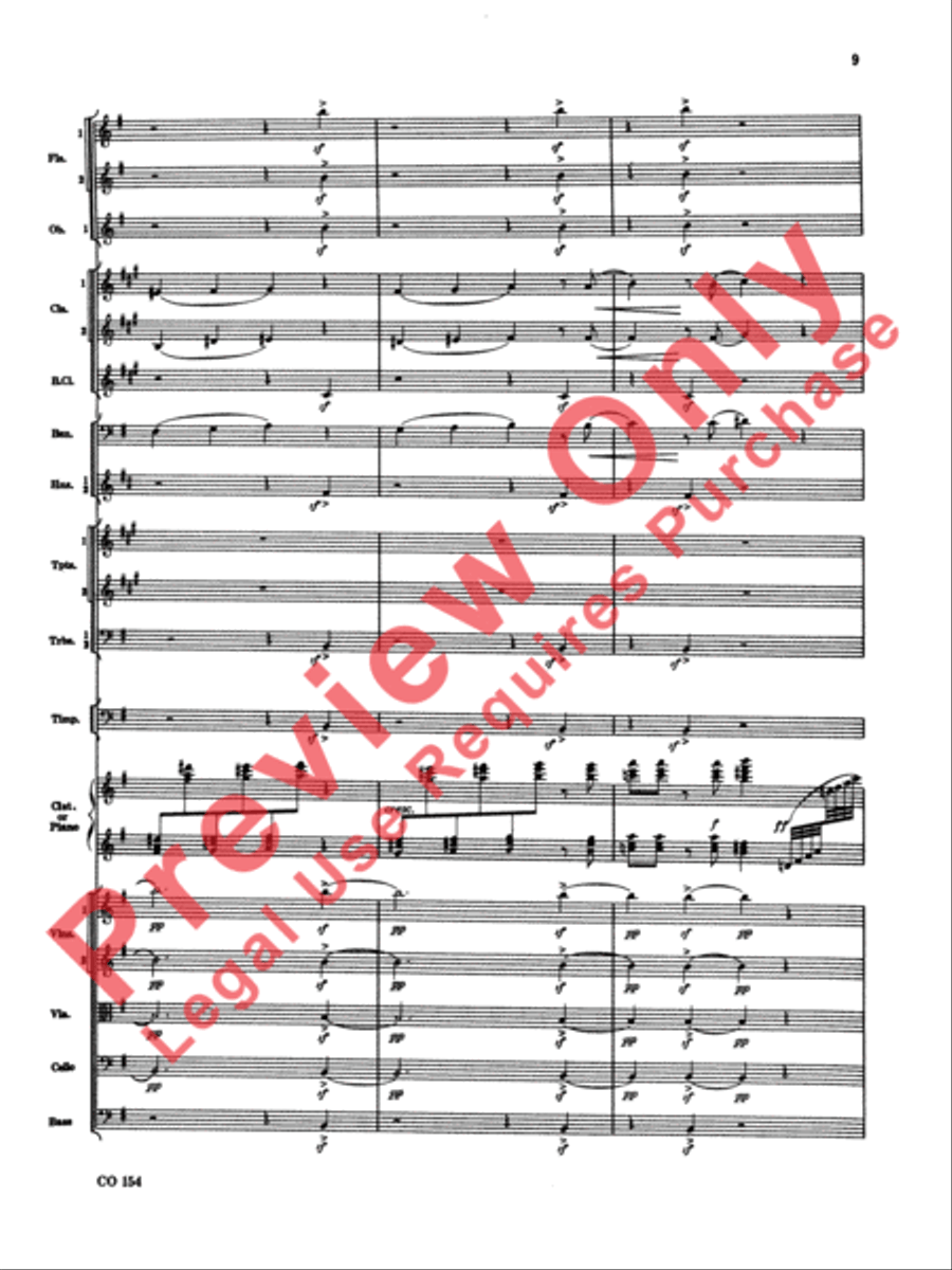 Nutcracker Ballet, Set I (Dance of the Sugar Plum Fairy and Waltz of the Flowers) Full Orchestra scores gallery preview page 10