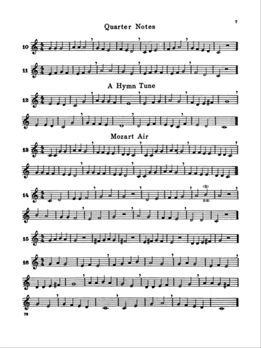 Pottag-Hovey Method for French Horn, Book 1 Horn scores gallery preview page 2