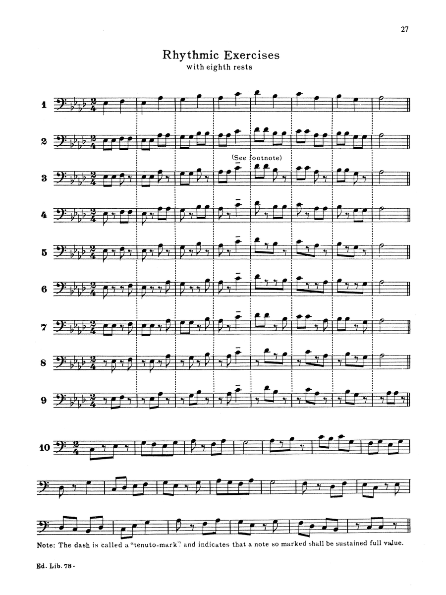 Cimera - Hovey Method for Trombone and Baritone, Book 1 Baritone Horn scores gallery preview page 5