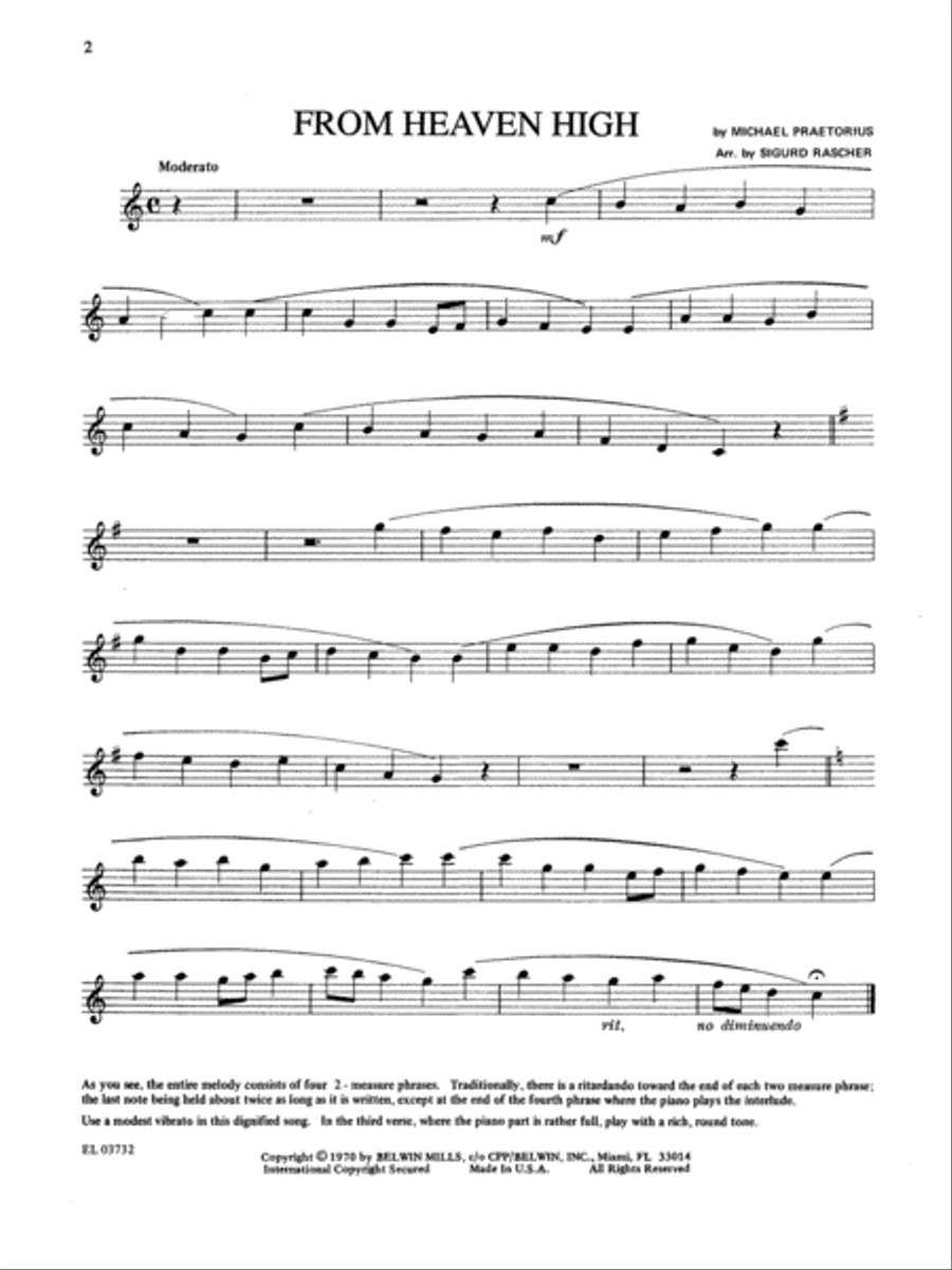 Classic Festival Solos (E-flat Alto Saxophone), Volume 1