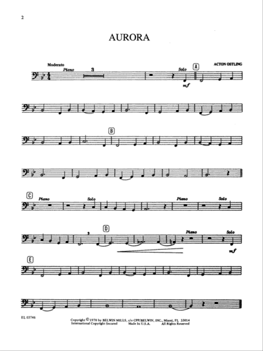 Classic Festival Solos (Tuba), Volume 1 Tuba scores gallery preview page 3