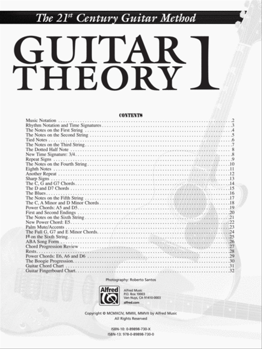 Belwin's 21st Century Guitar Theory 1 Guitar scores gallery preview page 2