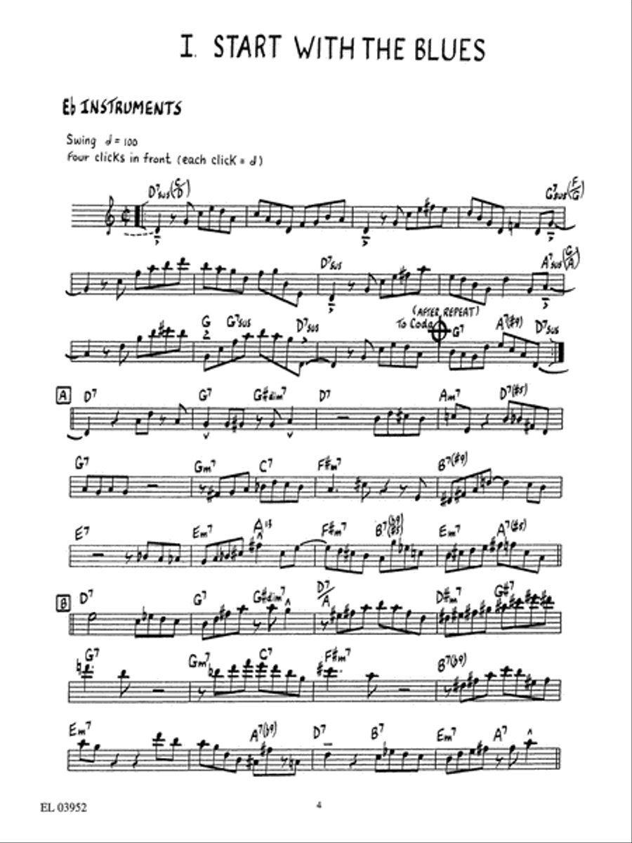 14 Jazz & Funk Etudes 14 Jazz & Funk Etudes Baritone Saxophone scores gallery preview page 3