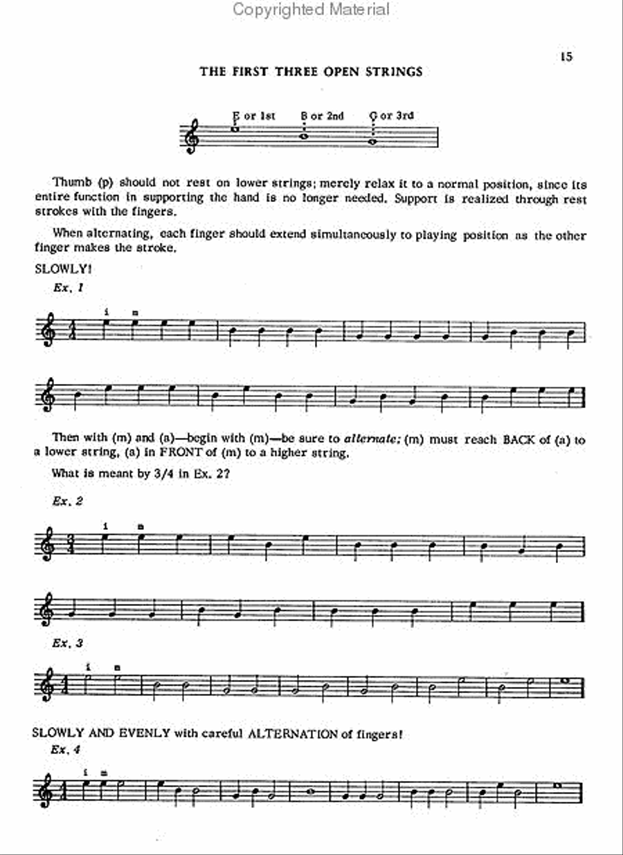 Classic Guitar Technique - Volume I Acoustic Guitar scores gallery preview page 2