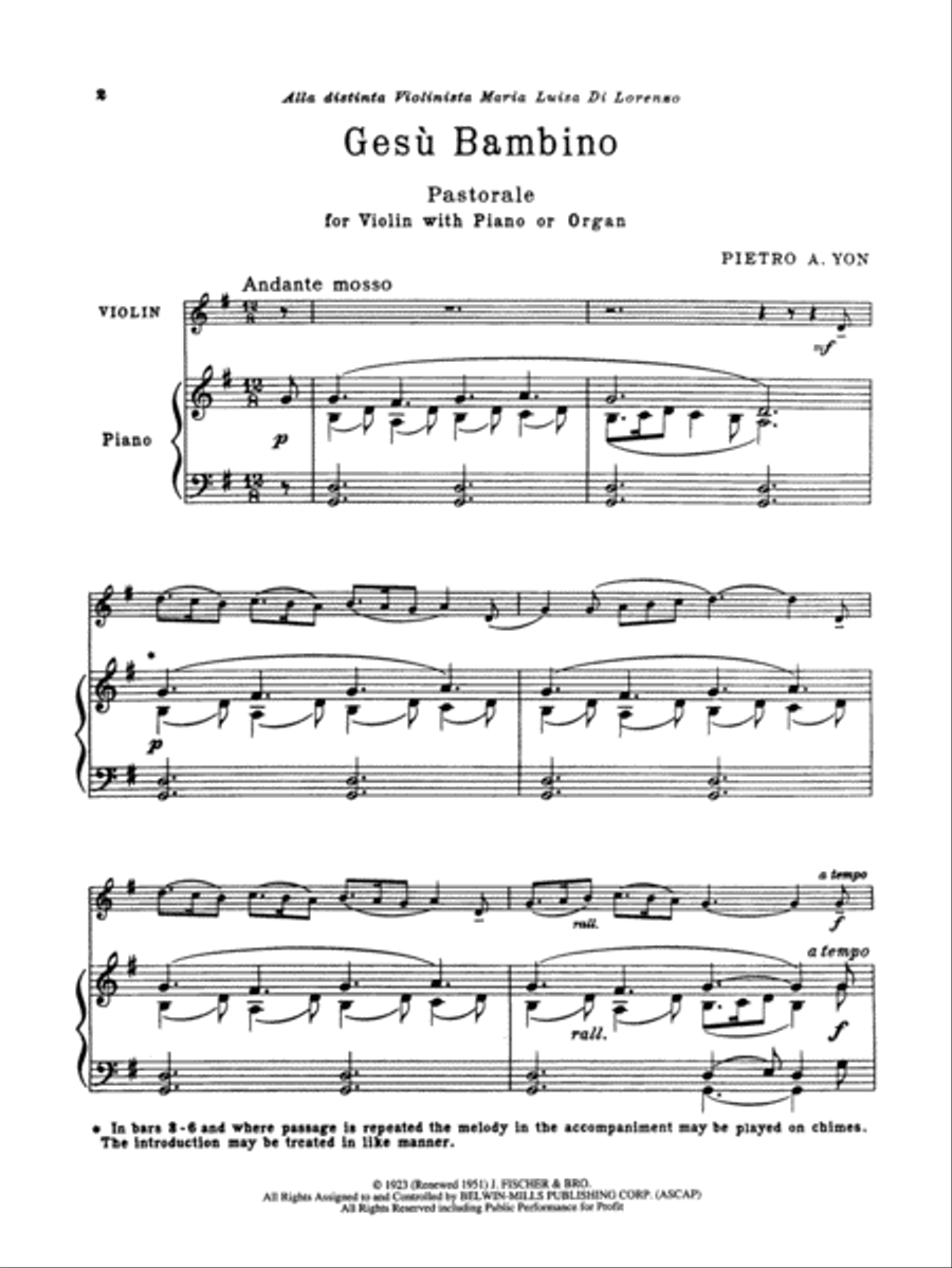 Gesu Bambino Gesu Bambino Small Ensemble scores gallery preview page 2