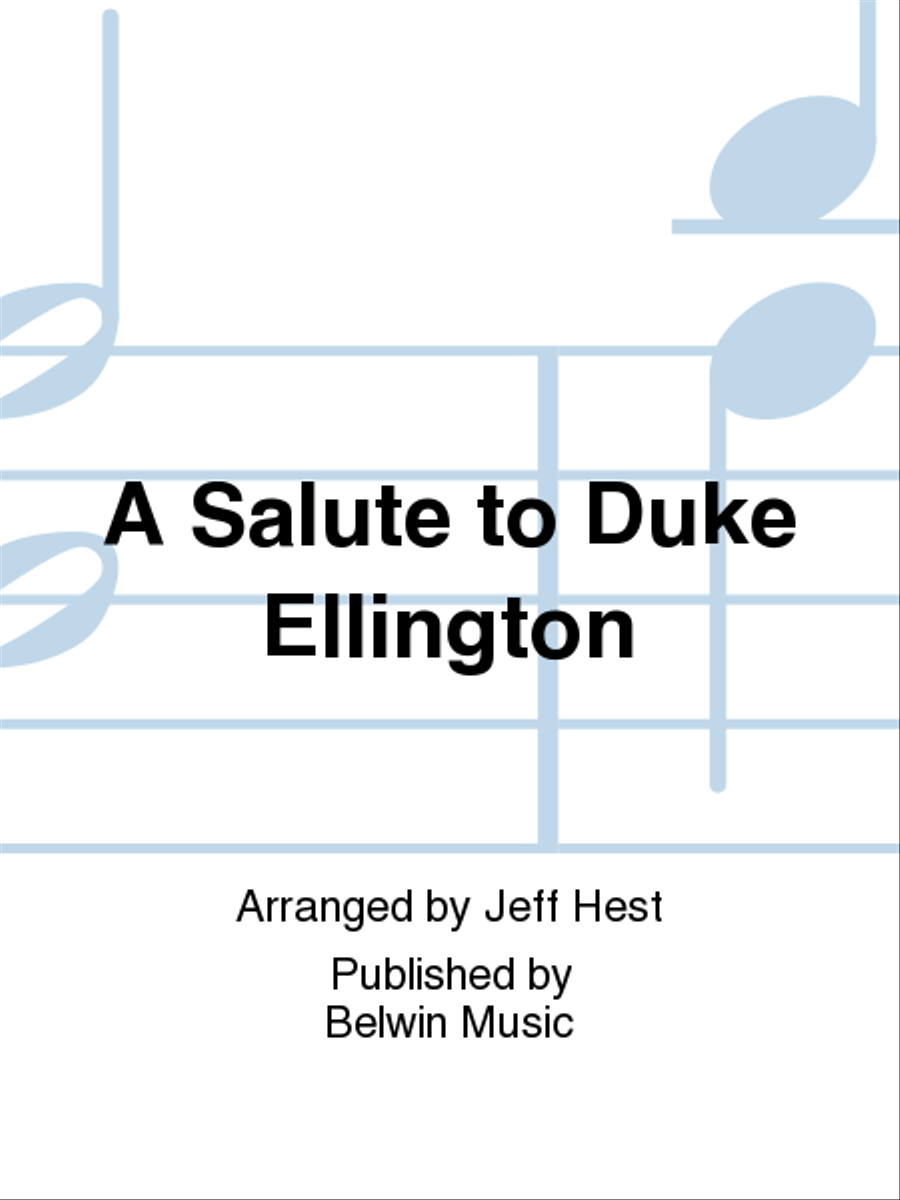 A Salute to Duke Ellington Jazz Ensemble scores gallery preview page 1