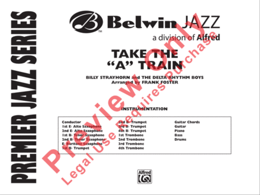 Take the A Train Take the A Train Jazz Ensemble scores gallery preview page 2