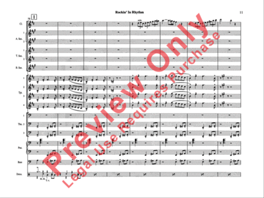Rockin' in Rhythm Rockin' in Rhythm Jazz Ensemble scores gallery preview page 14