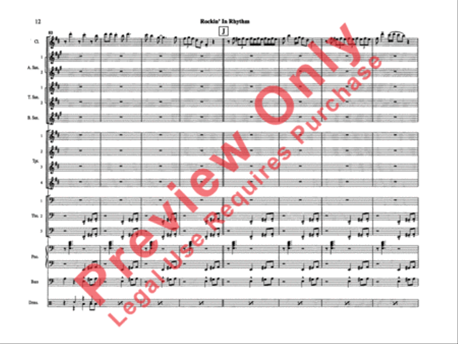 Rockin' in Rhythm Rockin' in Rhythm Jazz Ensemble scores gallery preview page 15