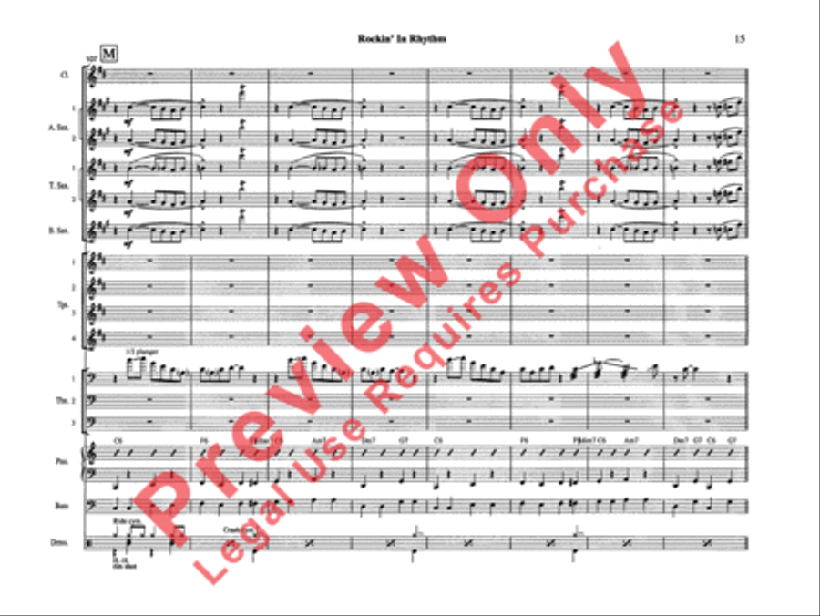 Rockin' in Rhythm Rockin' in Rhythm Jazz Ensemble scores gallery preview page 18