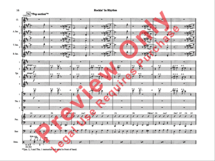 Rockin' in Rhythm Rockin' in Rhythm Jazz Ensemble scores gallery preview page 19