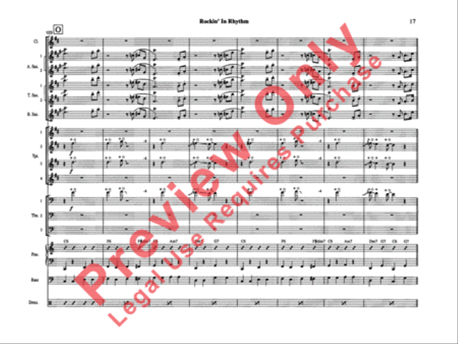 Rockin' in Rhythm Rockin' in Rhythm Jazz Ensemble scores gallery preview page 20