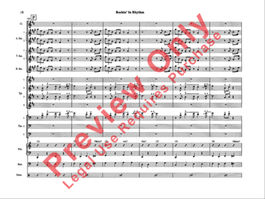 Rockin' in Rhythm Rockin' in Rhythm Jazz Ensemble scores gallery preview page 21