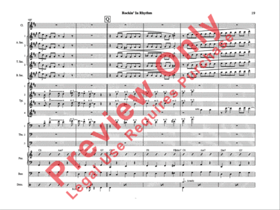 Rockin' in Rhythm Rockin' in Rhythm Jazz Ensemble scores gallery preview page 22