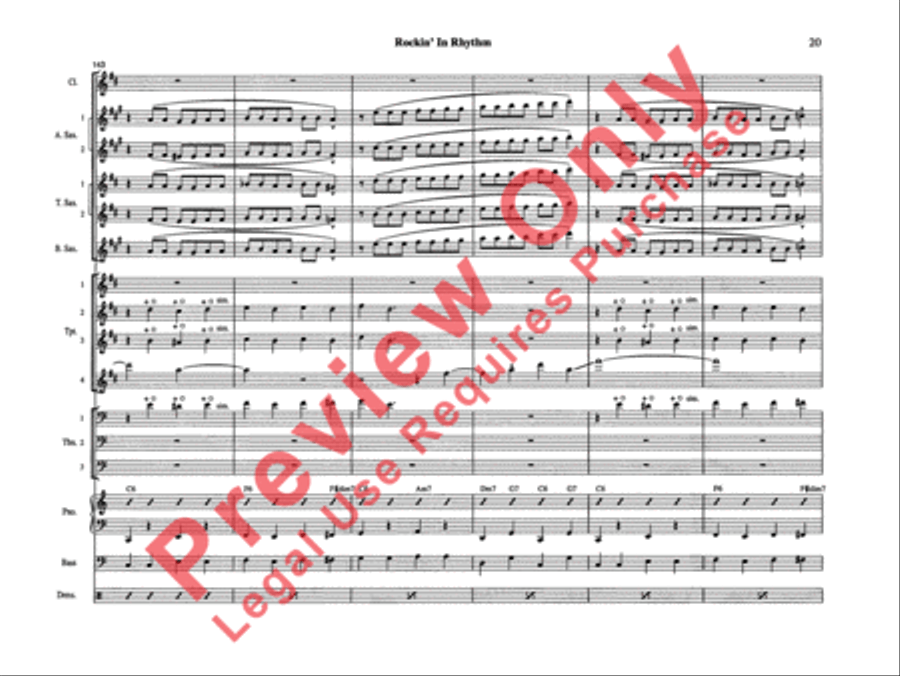 Rockin' in Rhythm Rockin' in Rhythm Jazz Ensemble scores gallery preview page 23
