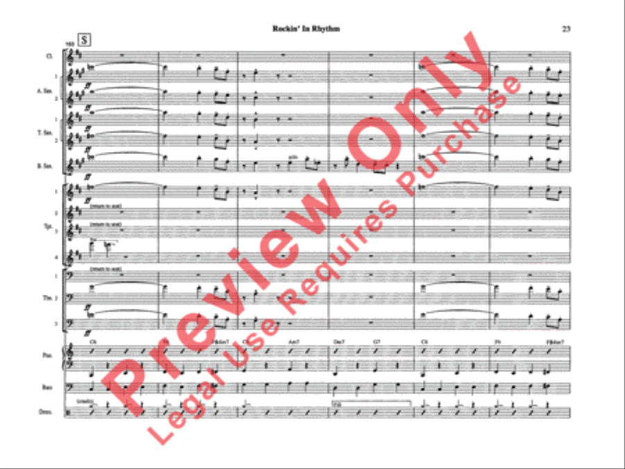 Rockin' in Rhythm Rockin' in Rhythm Jazz Ensemble scores gallery preview page 26