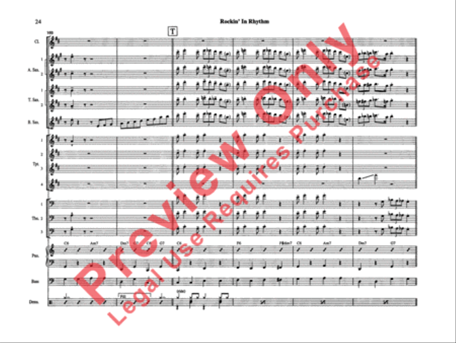 Rockin' in Rhythm Rockin' in Rhythm Jazz Ensemble scores gallery preview page 27